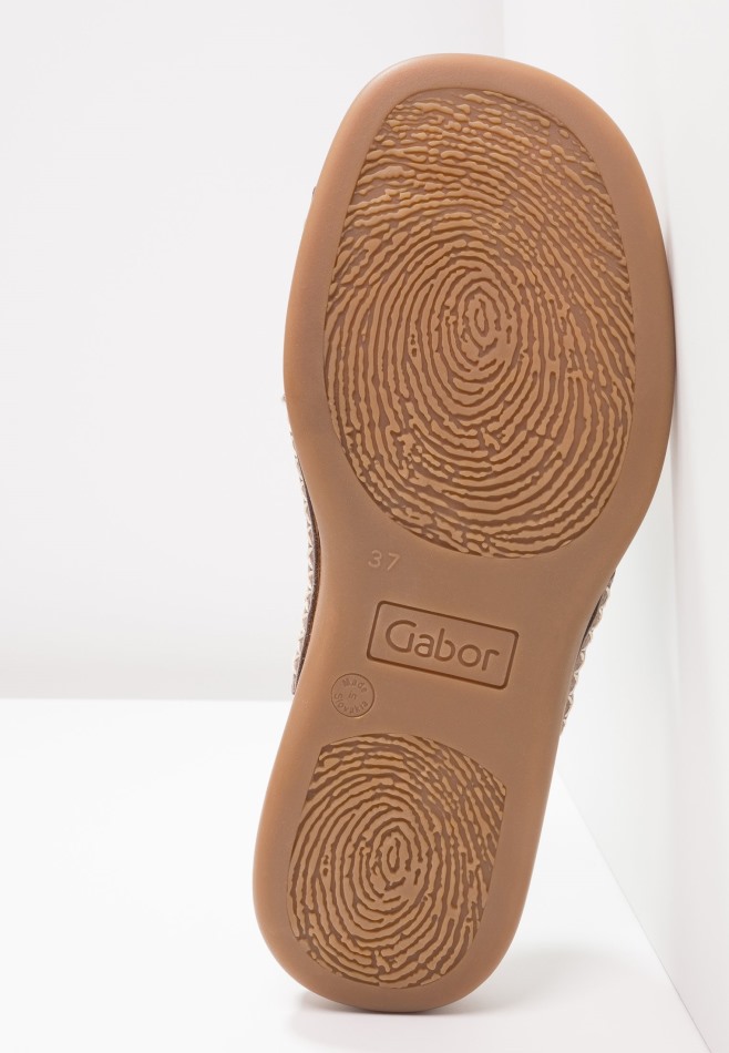 Sandales T-bar Gabor | Gris Exclusif